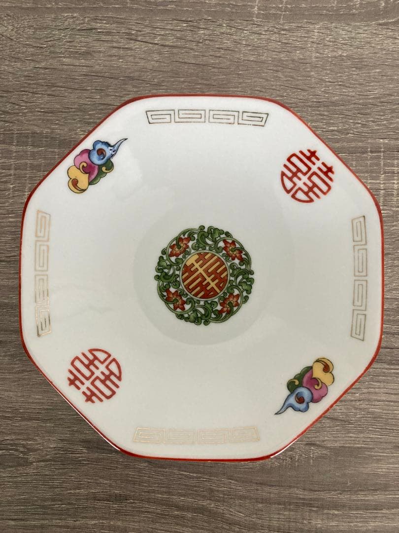 ☆ 大清乾隆年製 炒飯 チャーハン皿 中華皿 中華 龍 れんげ 昭和レトロ ☆