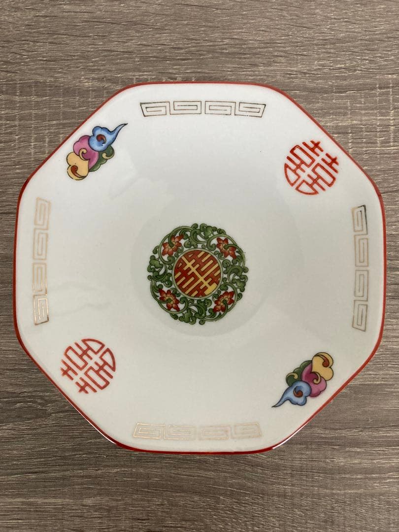 ☆ 大清乾隆年製 炒飯 チャーハン皿 中華皿 中華 龍 れんげ 昭和レトロ ☆