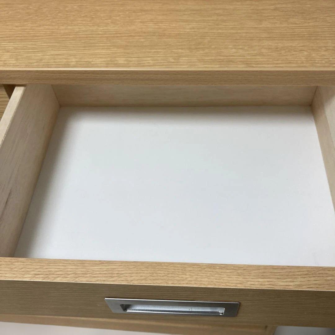 Used品 キッチンカウンター下収納　引き戸タイプ　引き出し3個　完成品