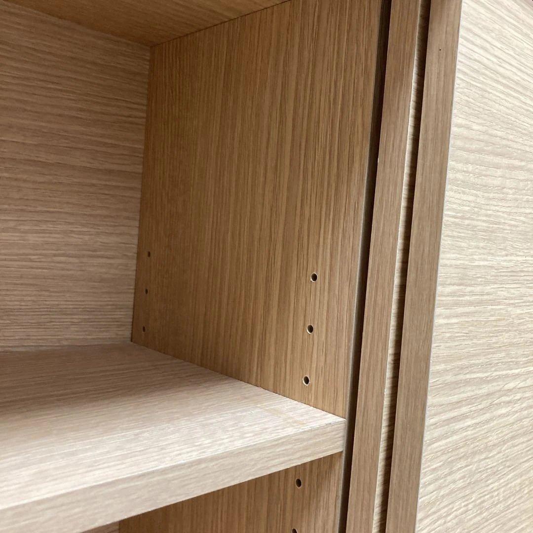 Used品 キッチンカウンター下収納　引き戸タイプ　引き出し3個　完成品