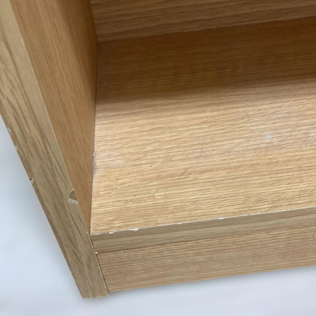 Used品 キッチンカウンター下収納　引き戸タイプ　引き出し3個　完成品