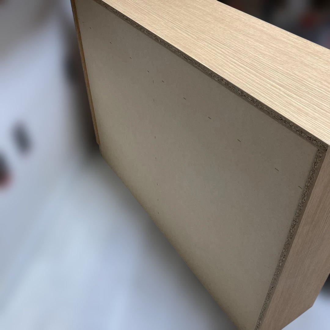 Used品 キッチンカウンター下収納　引き戸タイプ　引き出し3個　完成品