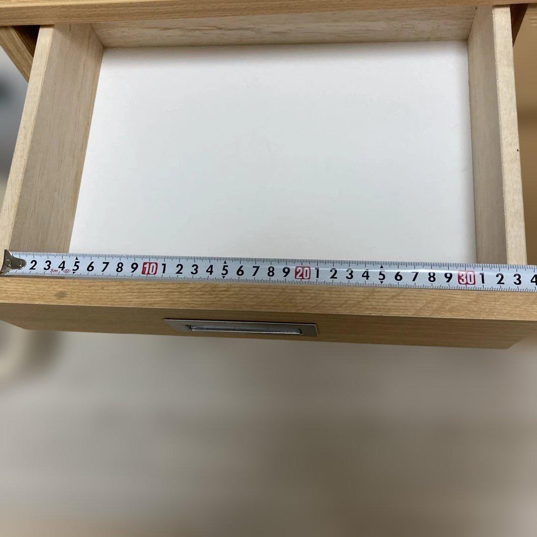 Used品 キッチンカウンター下収納　引き戸タイプ　引き出し3個　完成品
