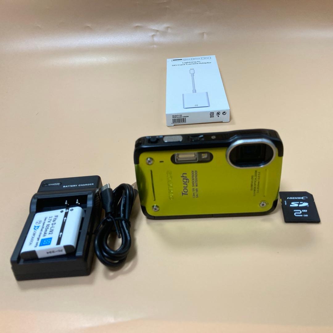 ◆スマホ転送ok◆Olympus Tough TG-620 SDカード付き