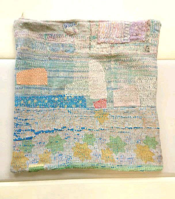 ご確認用★ヴィンテージカンタキルト クッションカバー a