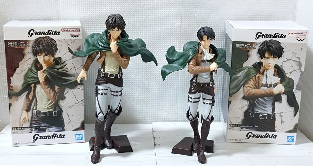 一番くじ 進撃の巨人 B賞 リヴァイ Grandista リヴァイ エレン