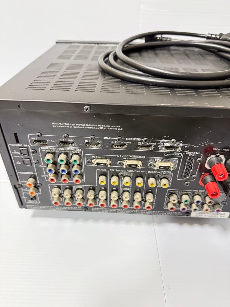 ONKYO TX-SA607 AVアンプ リモコン付き　7.1ch AVアンプ