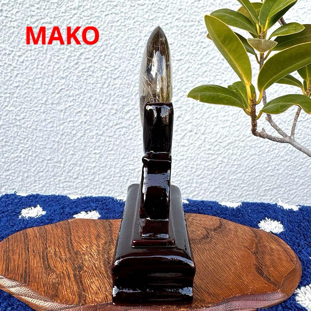 M1947☆ゴールドルチルクォーツ原石43g☆天然石　原石☆N60207