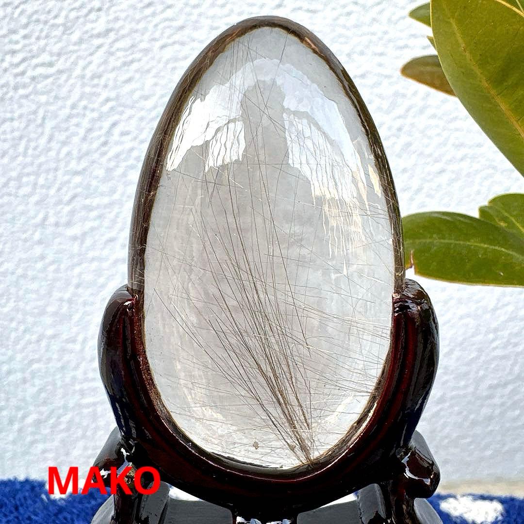 M1947☆ゴールドルチルクォーツ原石43g☆天然石　原石☆N60207