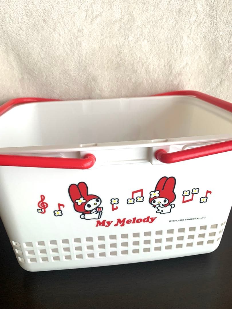 My Melody プラスチックバスケット