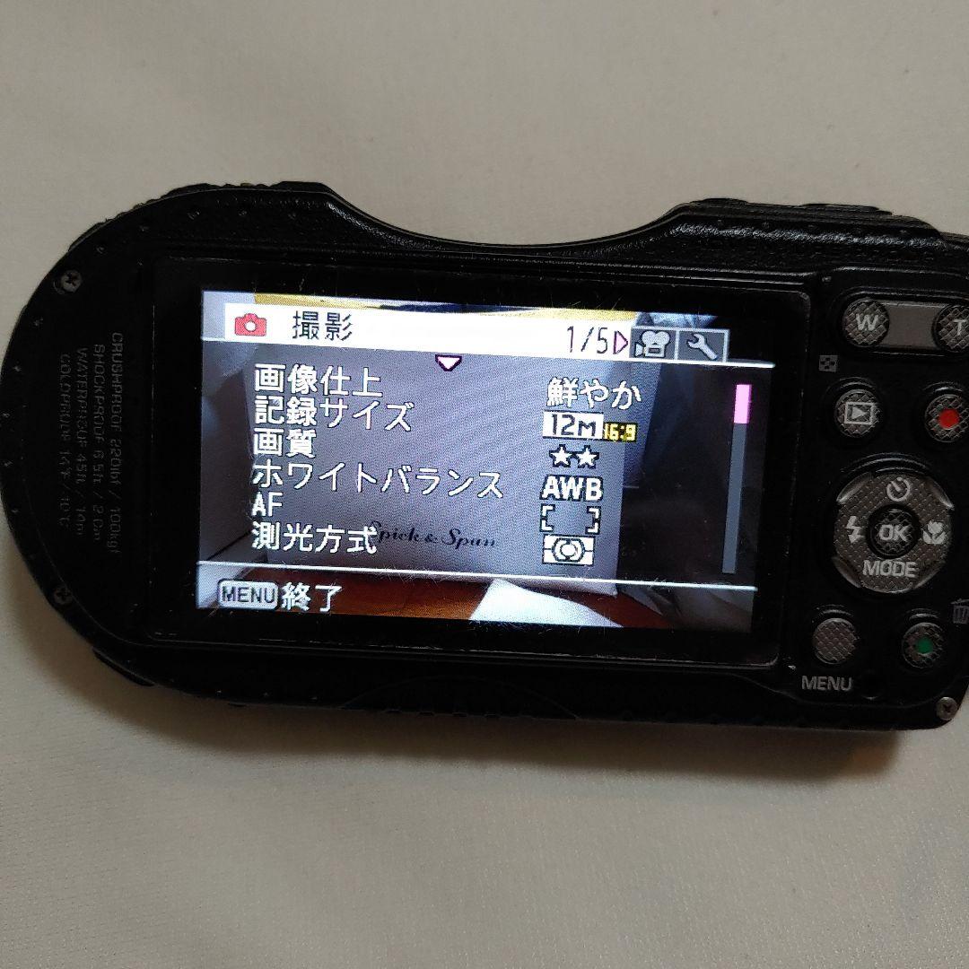 PENTAX WG-3 GPS PURPLE　防水　耐衝撃　デジカメ　中古