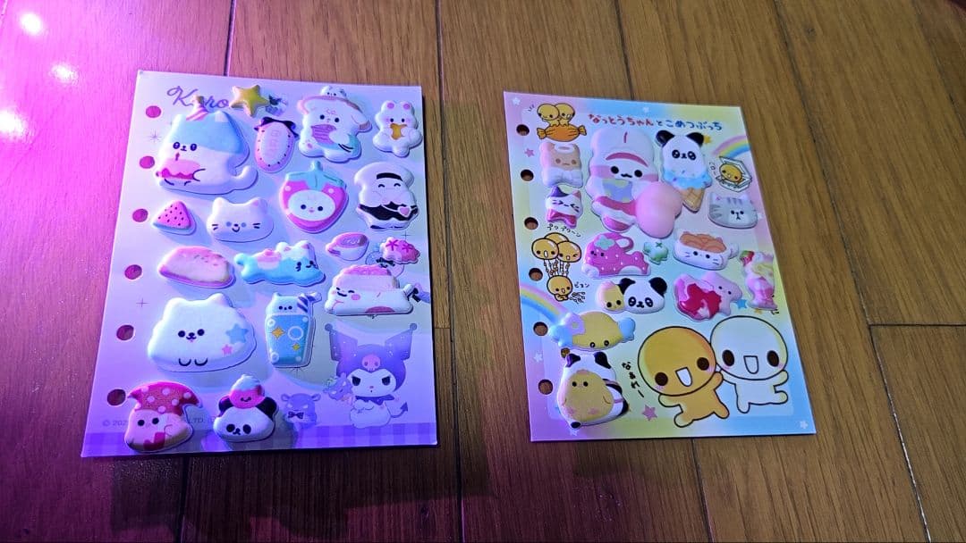 キャラクターシール、シール手帳等セット