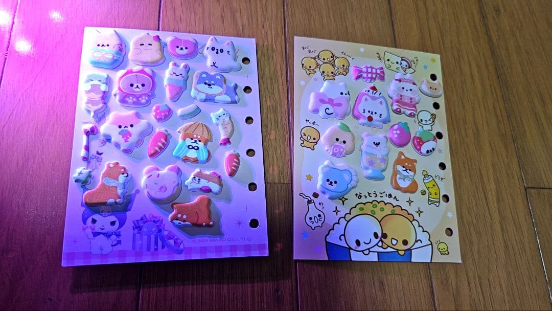 キャラクターシール、シール手帳等セット