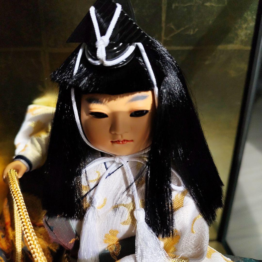 【美品】五月人形・兜曳き ケース付き