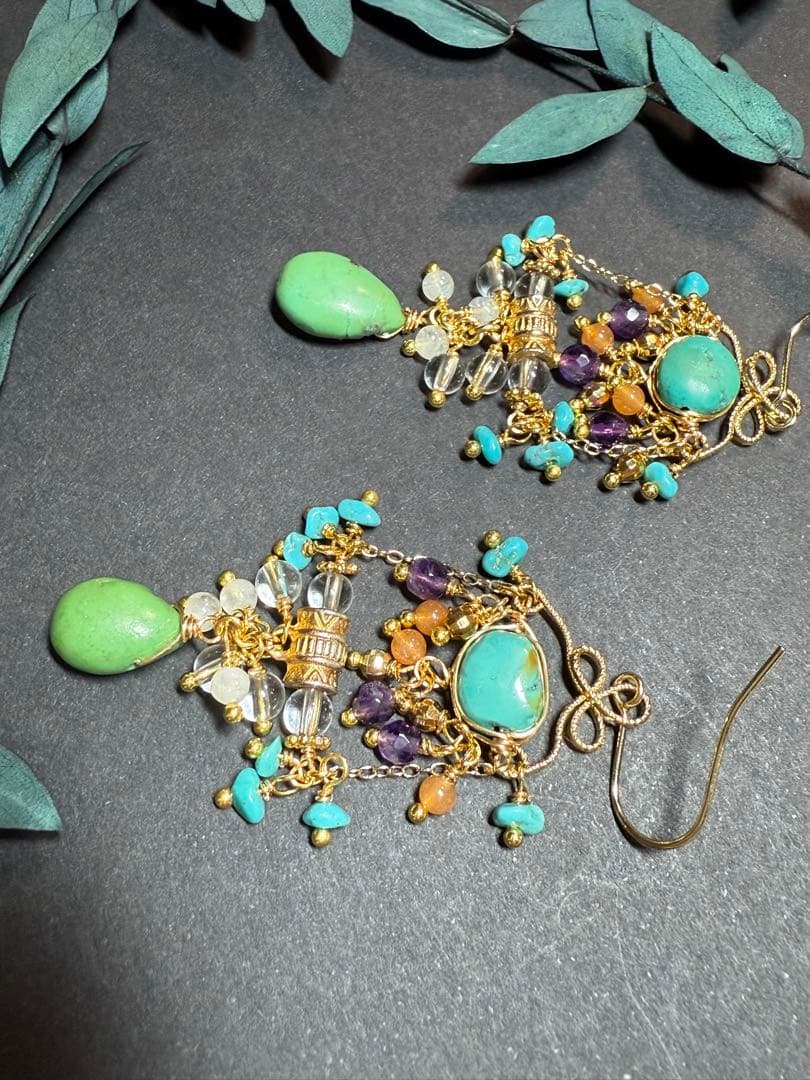 【X'masセール】12月は華やかなターコイズで No.177