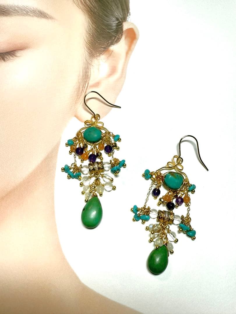 【X'masセール】12月は華やかなターコイズで No.177