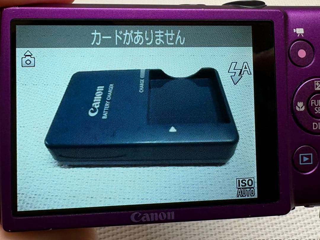 Canon IXY 600F パープル コンパクトデジタルカメラ［中古］