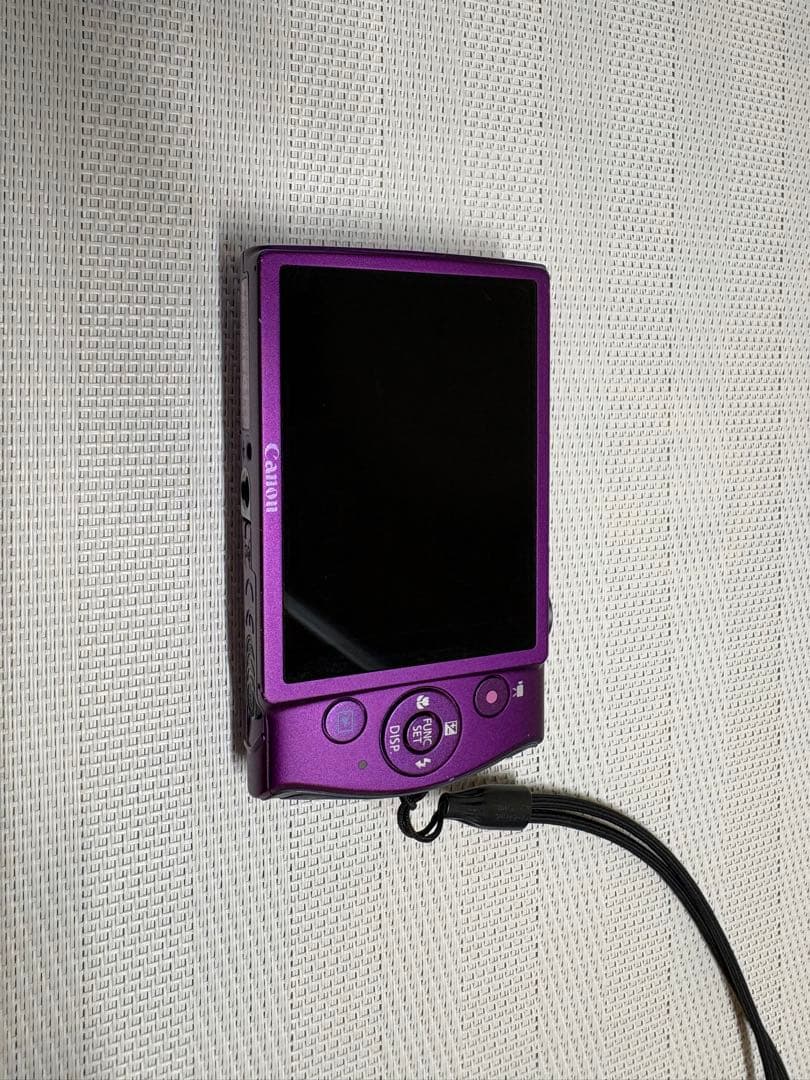 Canon IXY 600F パープル コンパクトデジタルカメラ［中古］
