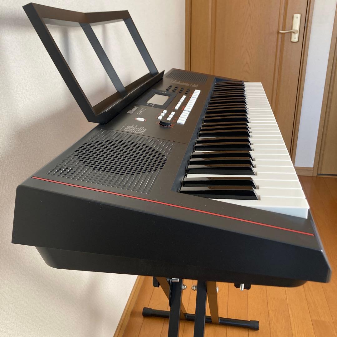 Roland E-X10 電子ピアノセット(スタンド、ペダル付)