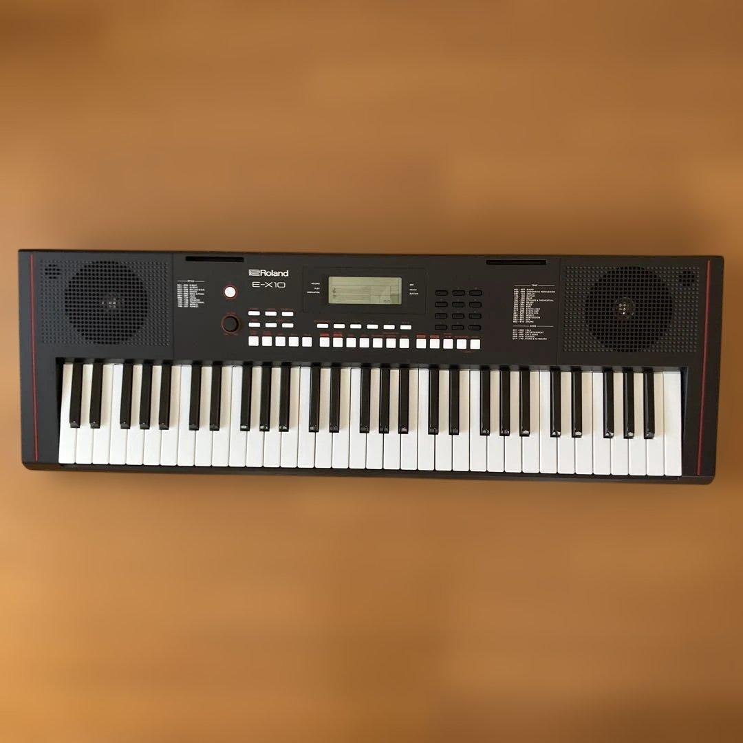 Roland E-X10 電子ピアノセット(スタンド、ペダル付)
