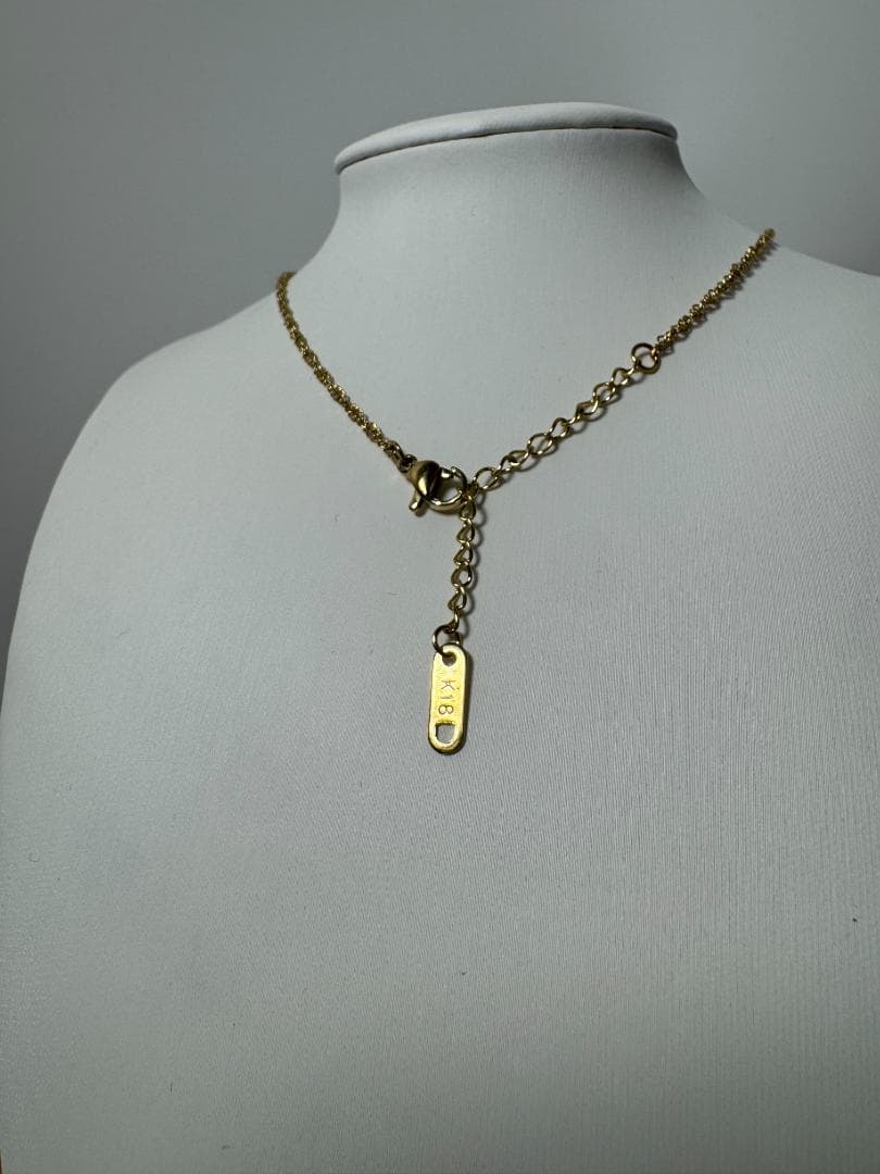 K18ゴールドリンクチェーンネックレス2.07g