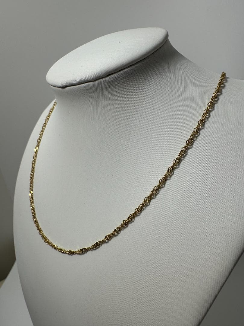 K18ゴールドリンクチェーンネックレス2.07g