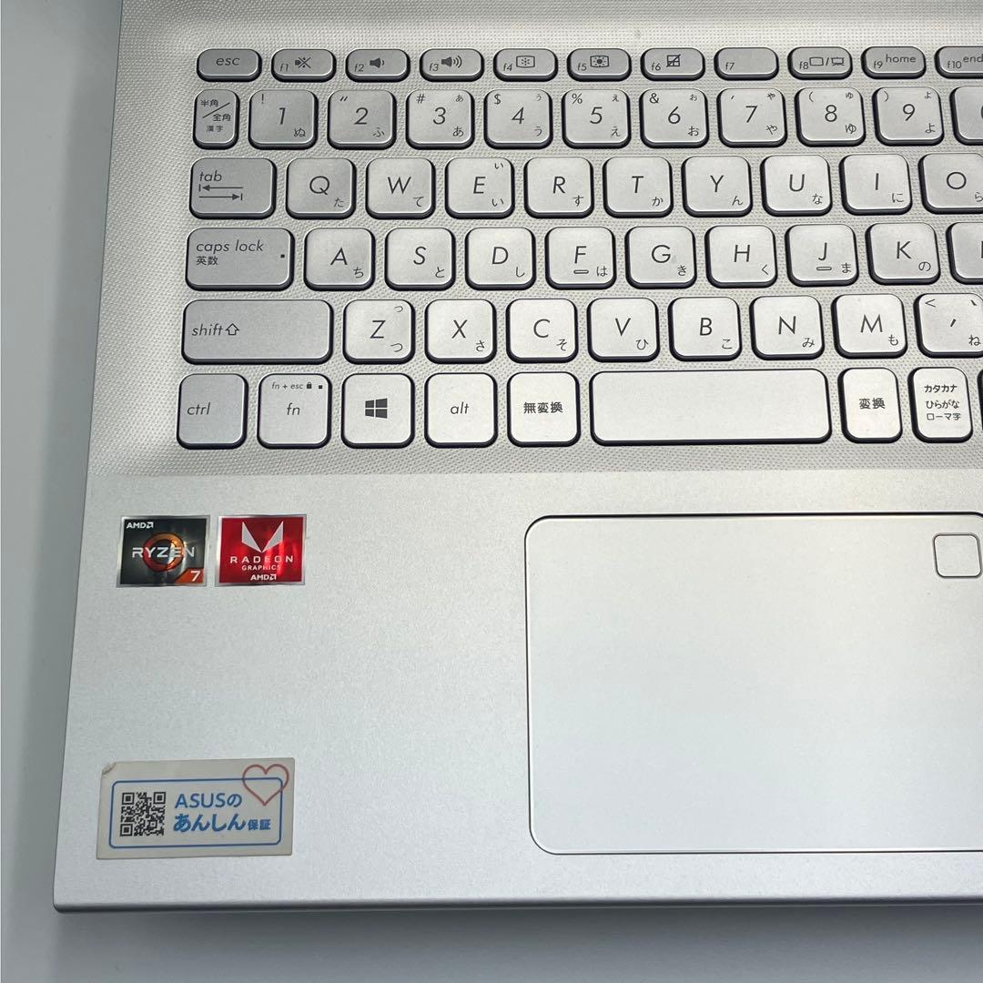 Windowsノート本体 ASUS X512DA Ryzen 7 3700U win11 Office