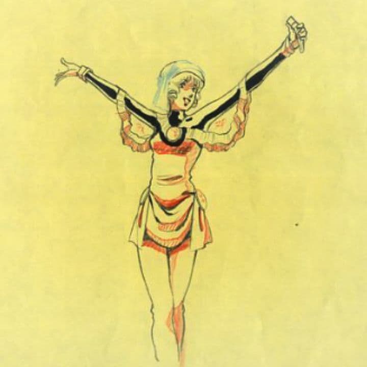 愛おぼえていますか ED 美樹本晴彦 直筆リンミンメイ歌唱シーン作監修正原画