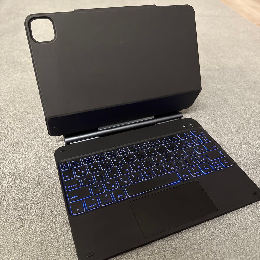 ESR iPad Air 11インチ トラックパッド付きキーボードケース 黒