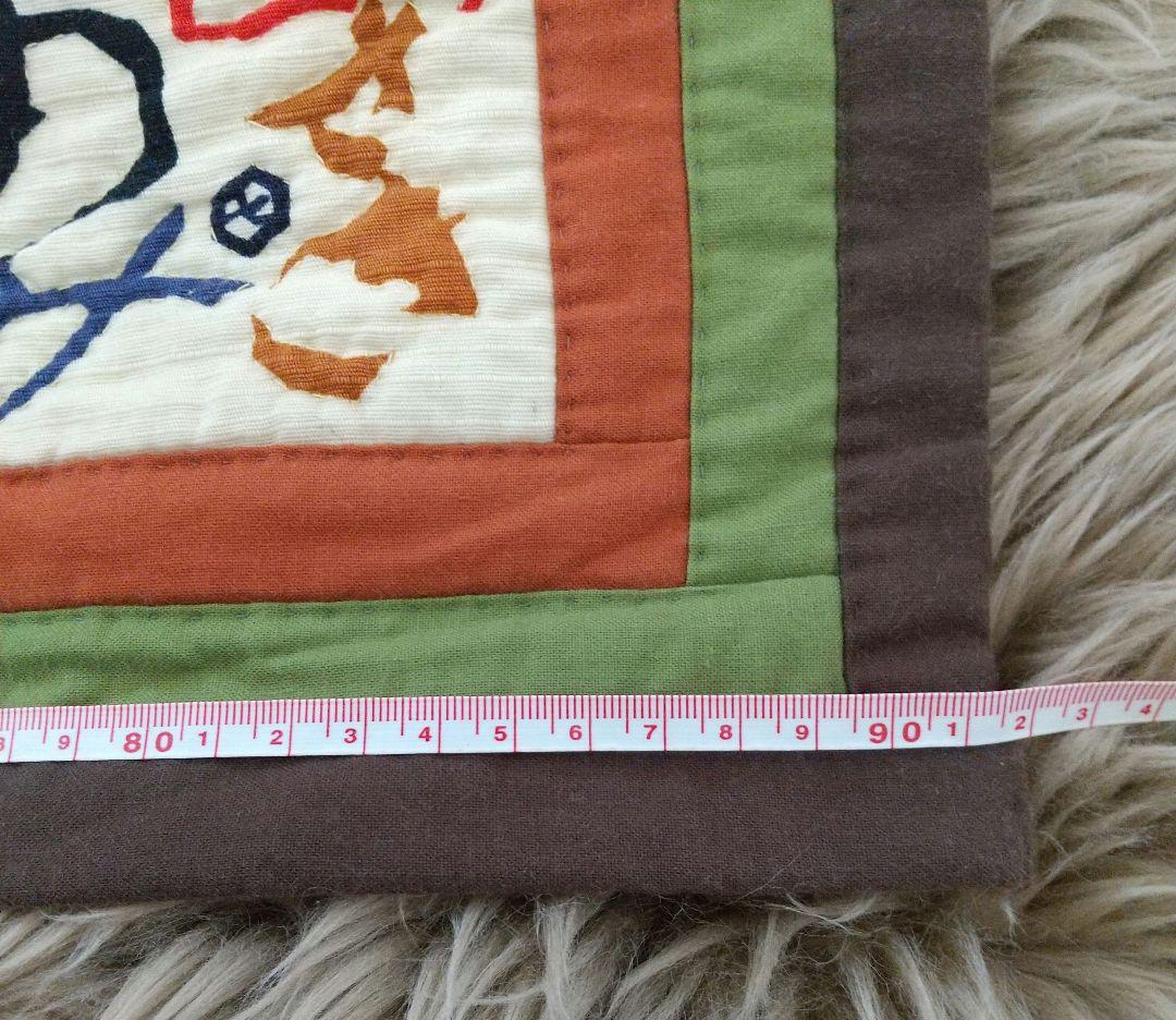 ハンドメイド　いろは47文字　パッチワークキルトタペストリー