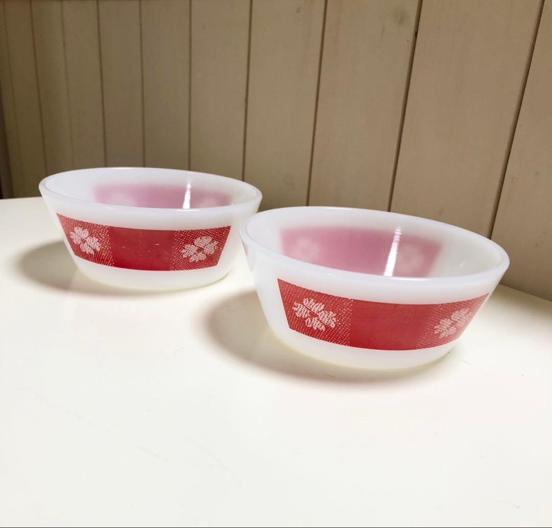 最終お値下げ価格☆ヴィンテージ☆フェデラル ・ビストロチェック6セット