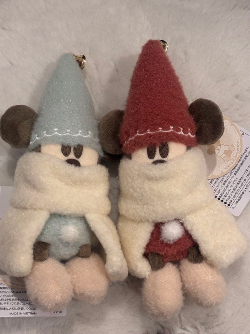 ディズニー クリスマス2025 リルリンリン ぬいぐるみバッジ キーチェーン