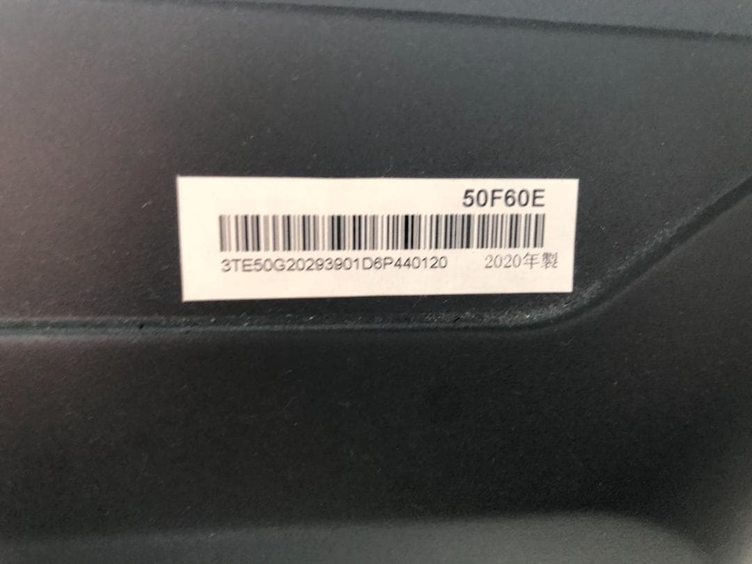 動作OK Hisense ハイセンス 50型 4K 液晶テレビ 50F60E