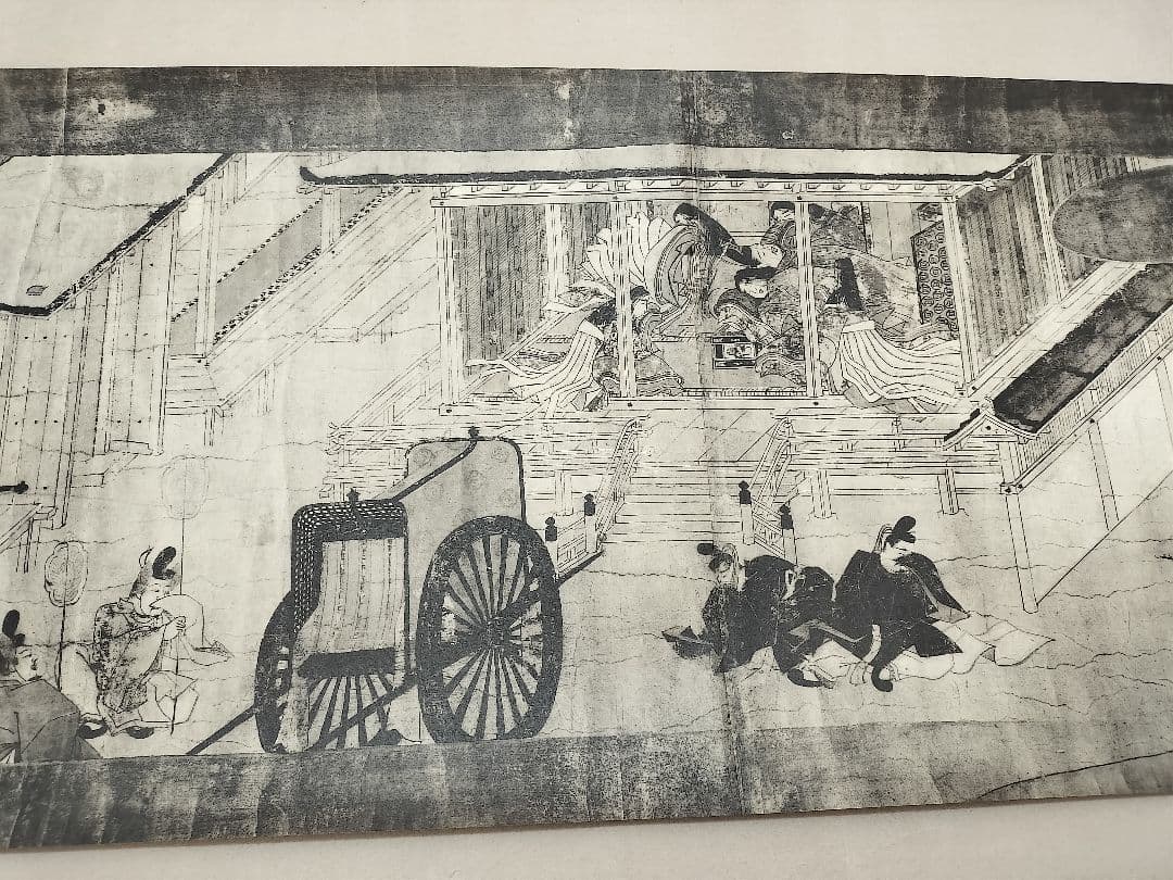 国宝 聖徳太子絵伝 上宮寺本 古径荘　巻物 絵巻