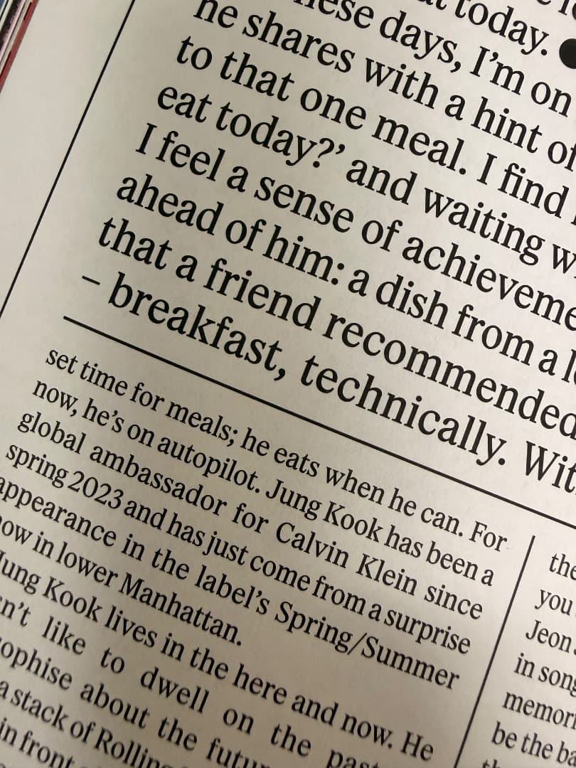 BTS ジョングク Rolling Stone UK イギリス・韓国