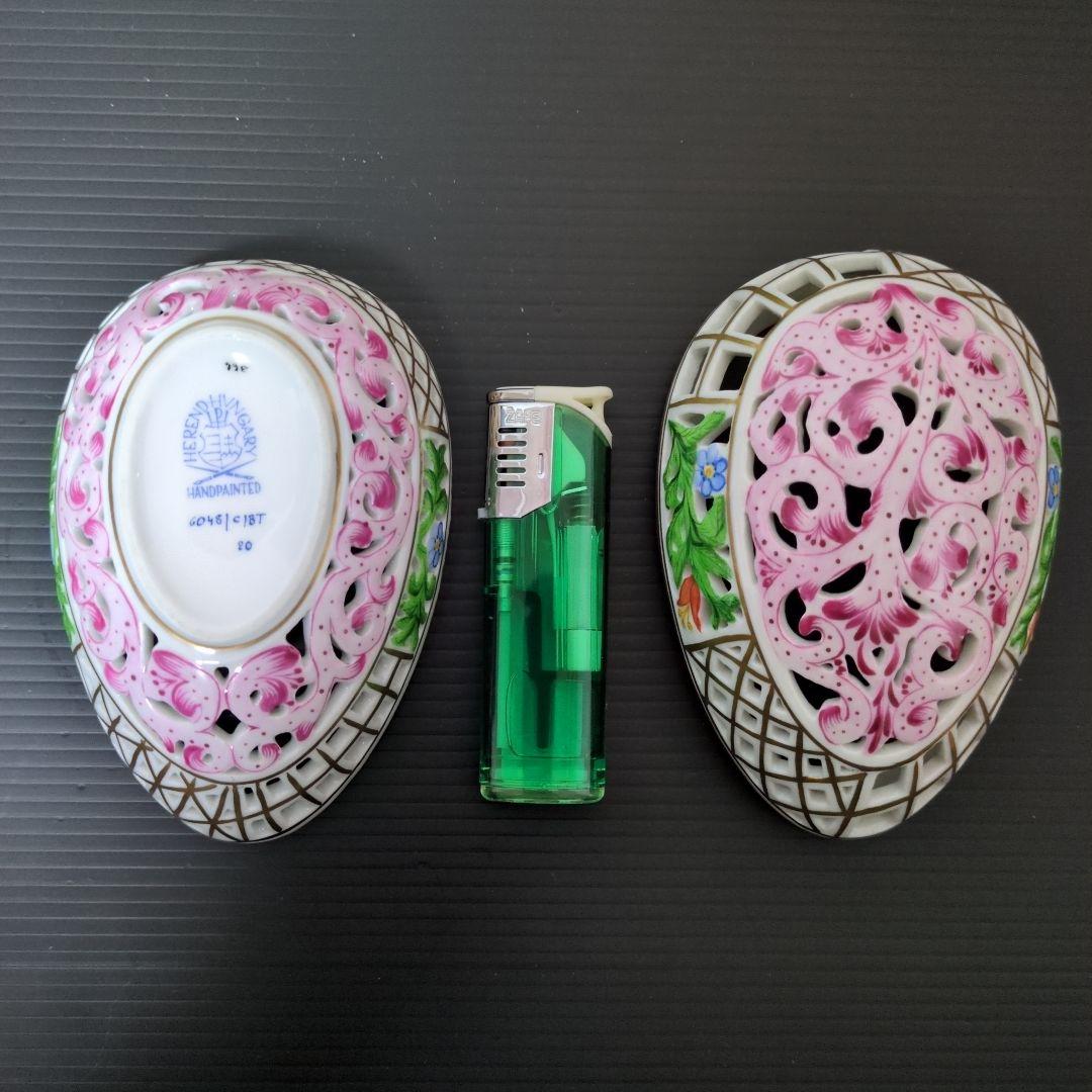 （希少）ヘレンド ファンタジー 透かしタマゴボックス