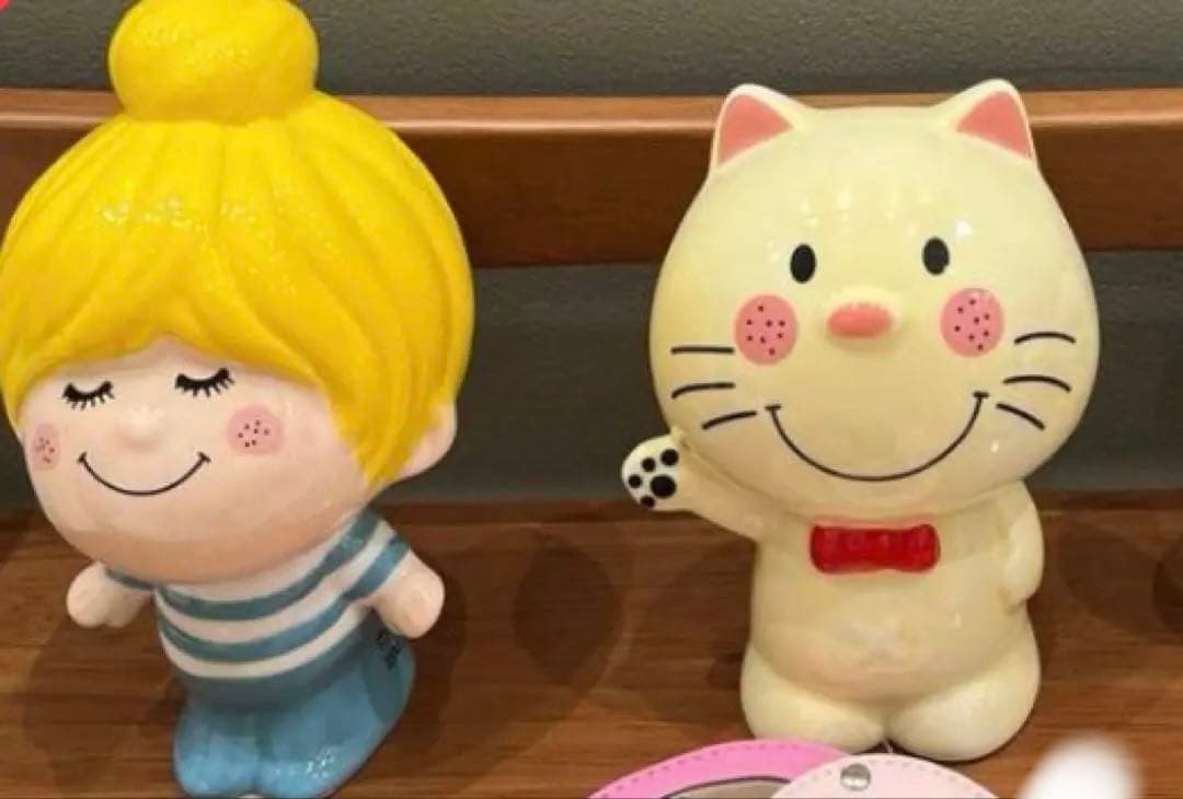 ＊水森亜土×スタジオクリップ　貯金箱＊２点セット