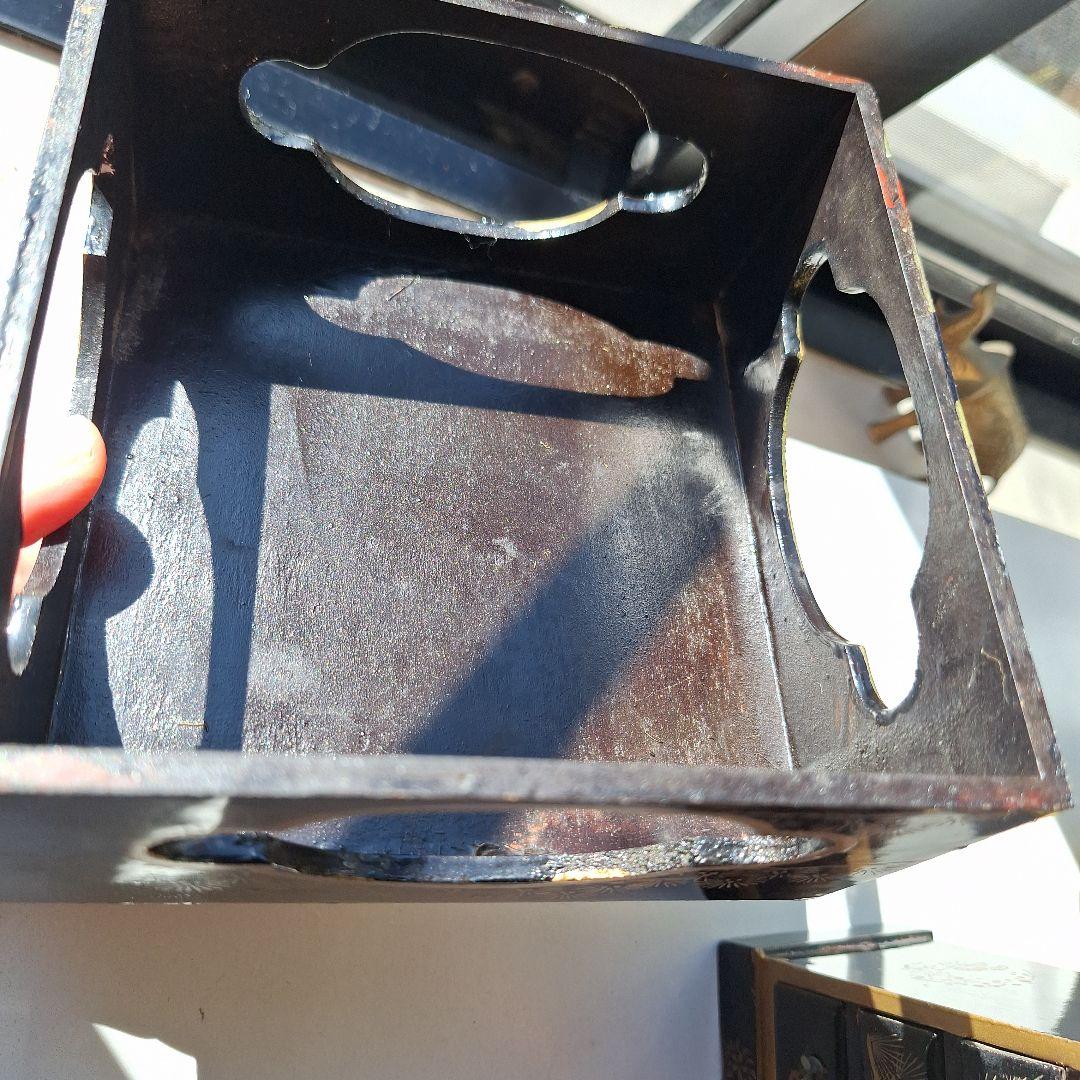 雛人形セット 漆塗り 金箔装飾