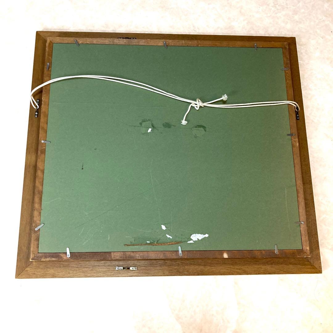 大きいサイズ　パリの風景画　油絵　直筆　69×62cm　ノートルダム大聖堂