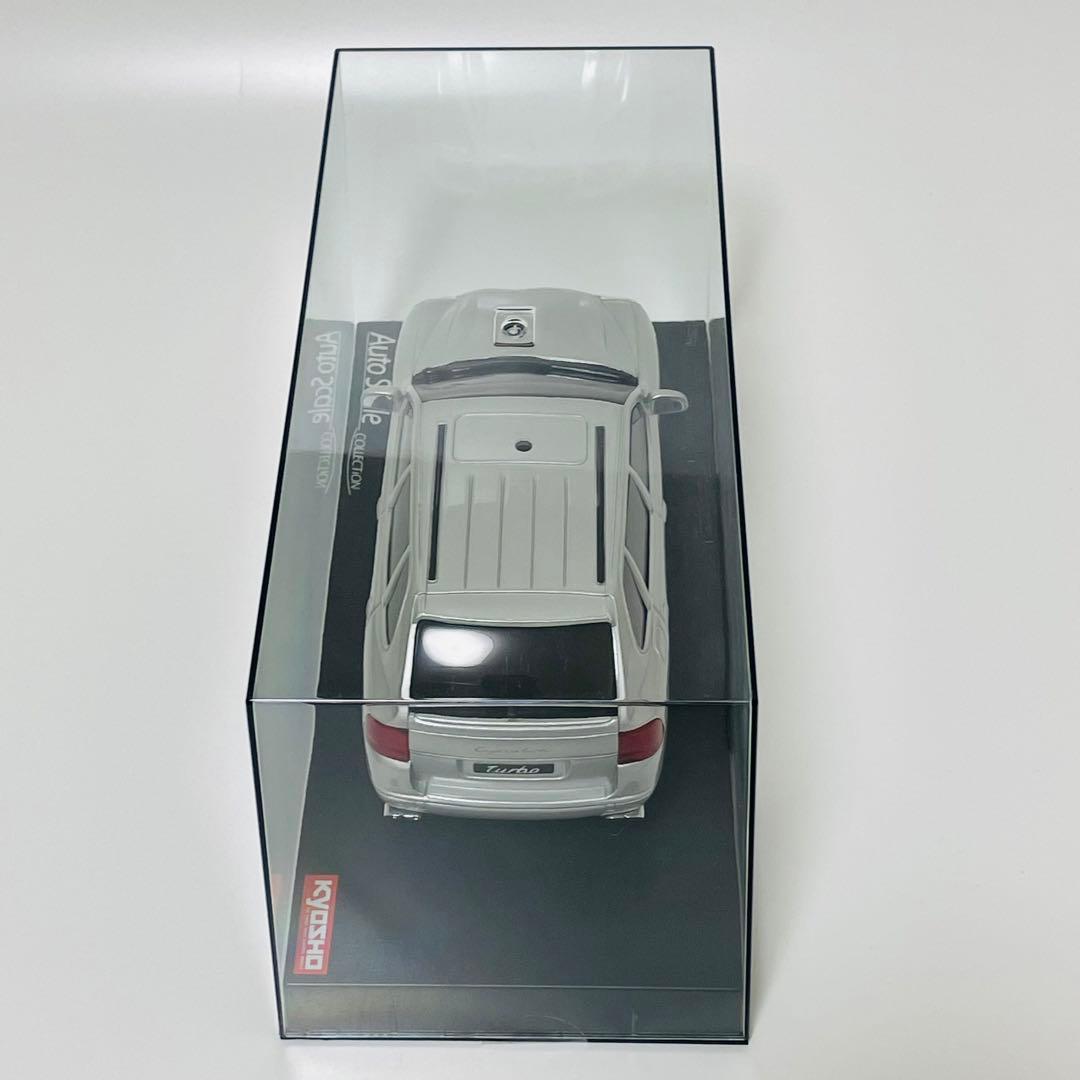 京商 オートスケールコレクション ポルシェ カイエン ターボ シルバー 1/28