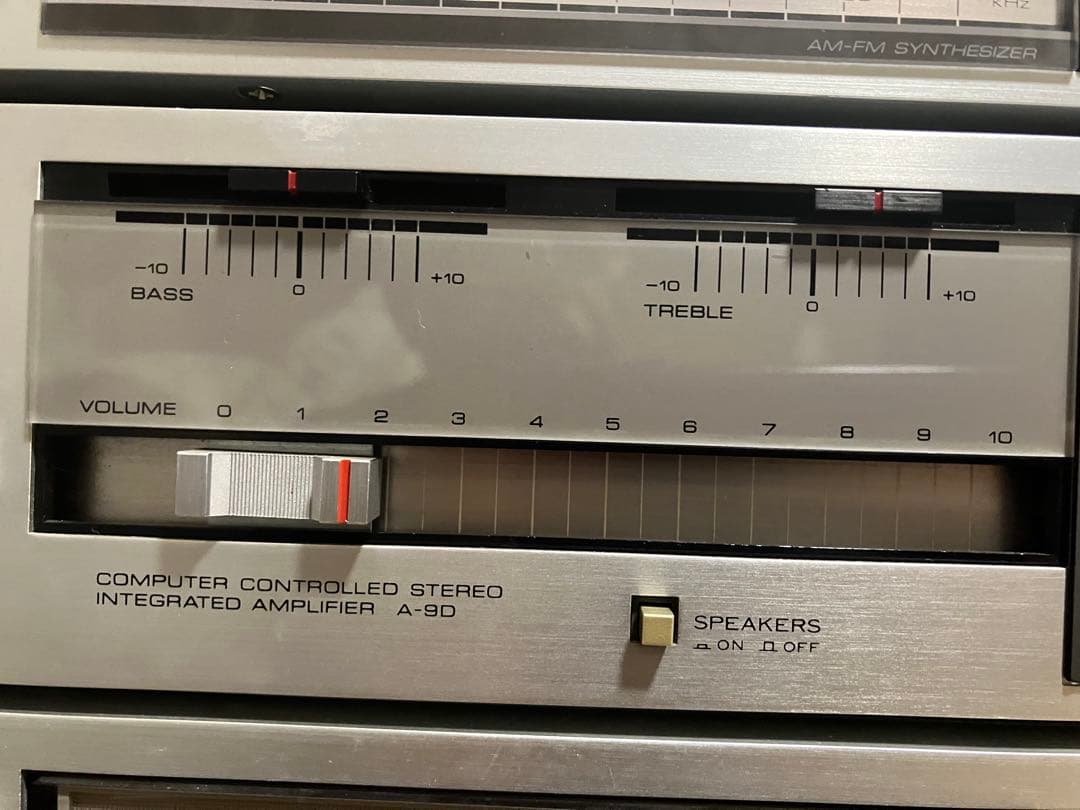 【動作品】KENWOOD TRIO ミニコンポ オートリバースカセットデッキ