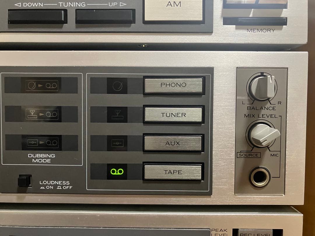 【動作品】KENWOOD TRIO ミニコンポ オートリバースカセットデッキ