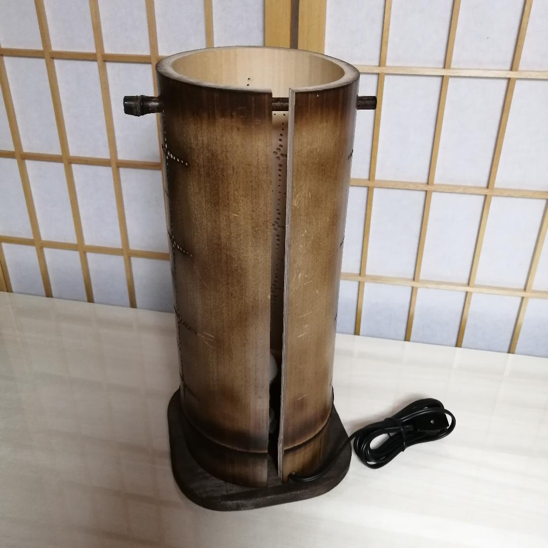 癒し灯火　竹行灯　No23216