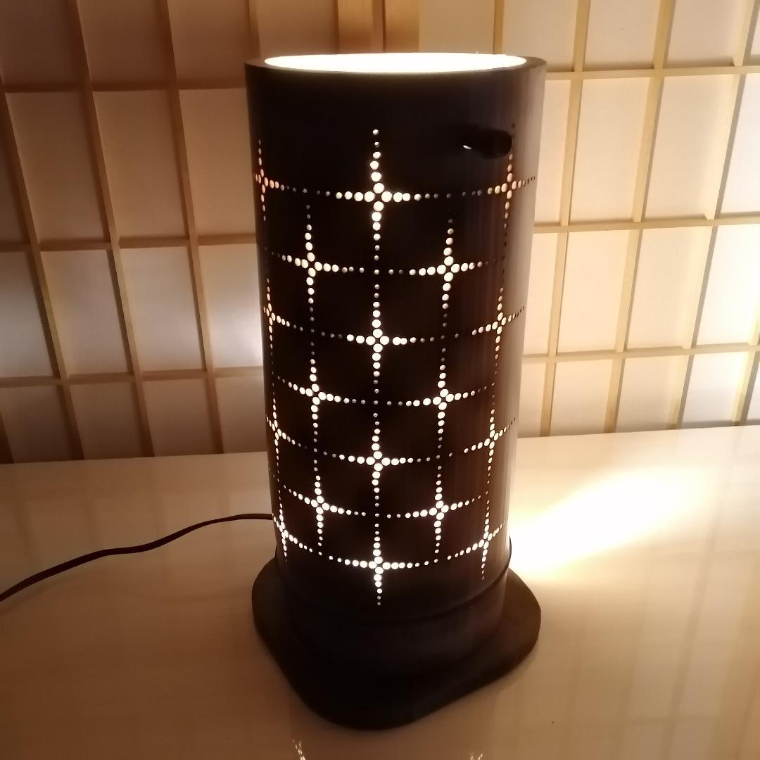 癒し灯火　竹行灯　No23216