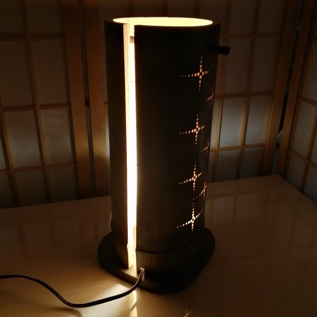 癒し灯火　竹行灯　No23216