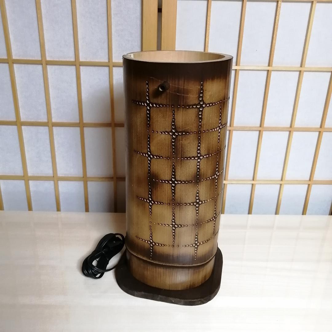 癒し灯火　竹行灯　No23216