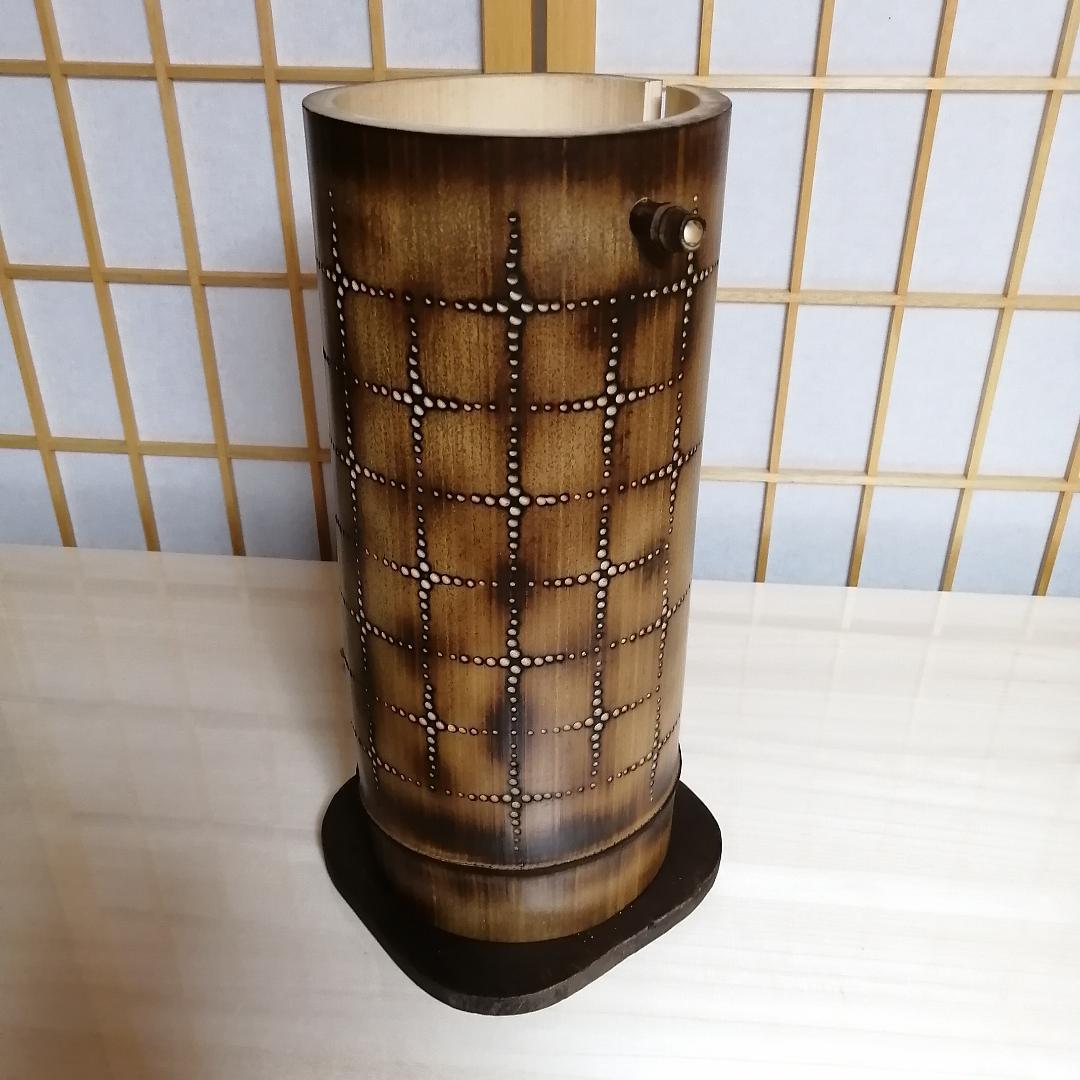 癒し灯火　竹行灯　No23216