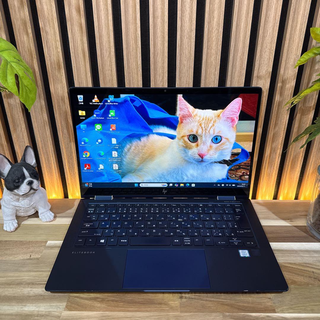LTE最上位モデル‼️HP Elite Dragonfly☘FHD☘ノートパソコン