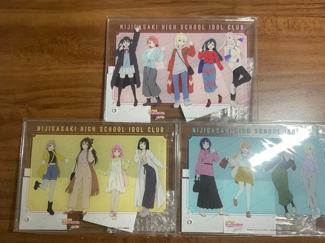 虹ヶ咲学園アクリルスタンド12個&アクリルプレート3個セット