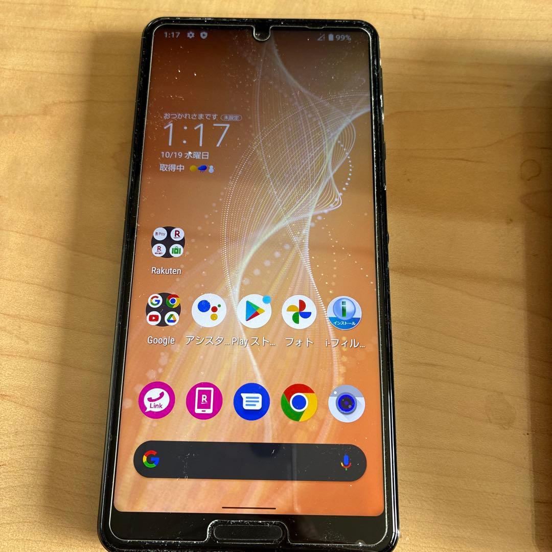 SHARP AQUOS sense4 lite ブラック　ジャンク品